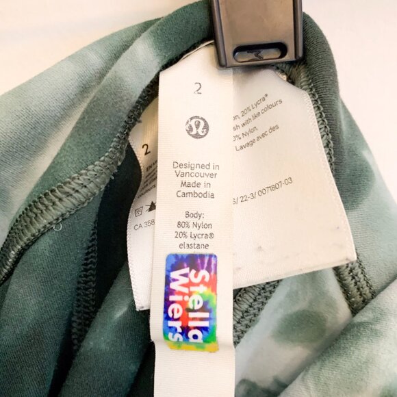 Lululemon Align High-Rise Diamond Dye Starlight Smoked Spruce Size 2 - Picture 6 of 6